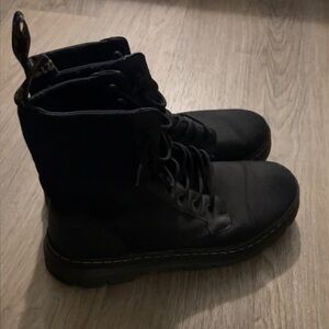 Dr. Martens Combs Leather Boots Black